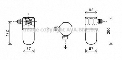 AVA QUALITY COOLING old563 -  Осушитель, кондиционер